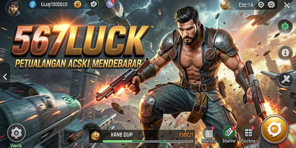 Tampilan seru gameplay 567LUCK saat bertarung.
