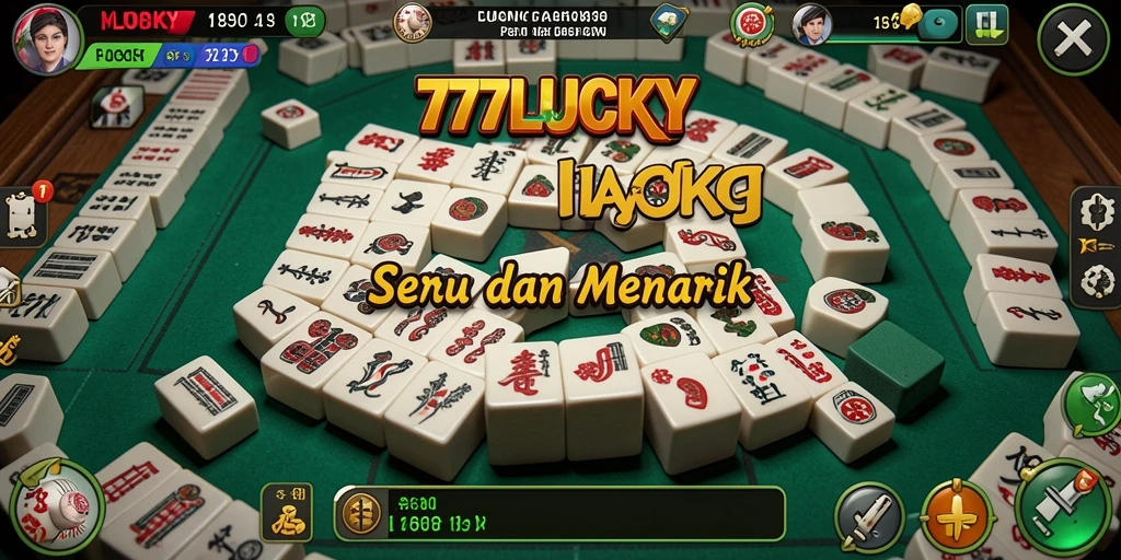 Screenshot utama 777LUCKY yang memperlihatkan gameplay Mahjong yang menantang.