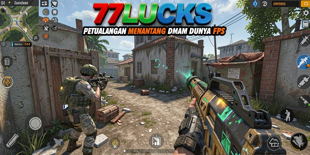 Tampilan screenshot gameplay <strong>77LUCKS</strong> yang intens dan mendebarkan.