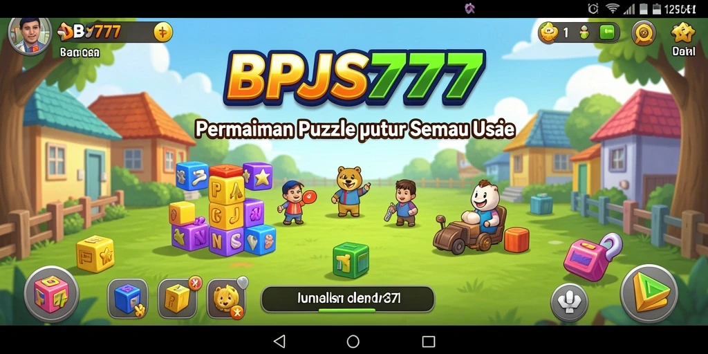 Tangkapan layar dari gameplay menarik game Puzzle BPJS777.