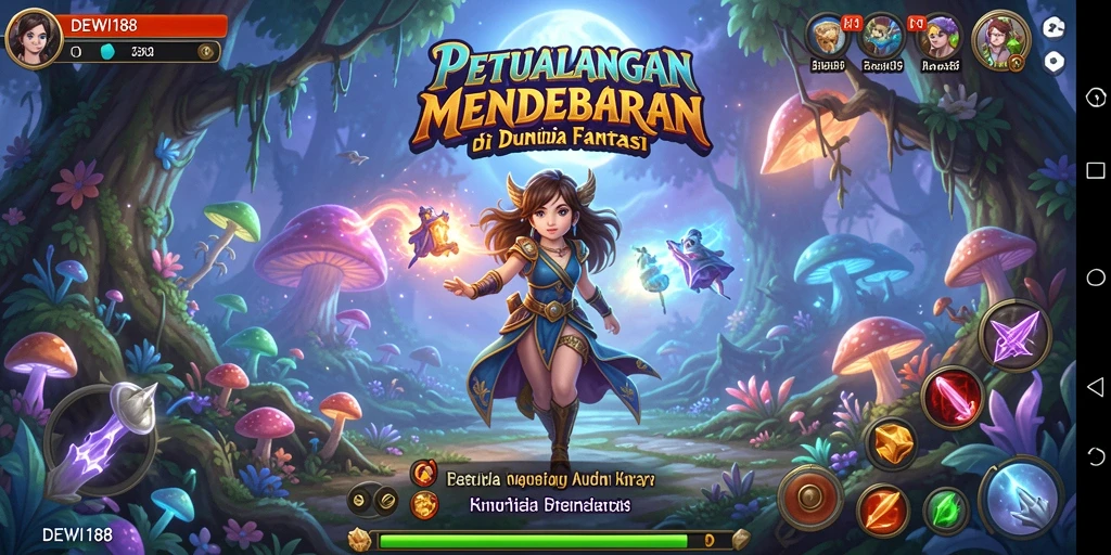 Tampilan gameplay DEWI188 dengan petualangan mendebarkan dan grafis menawan.