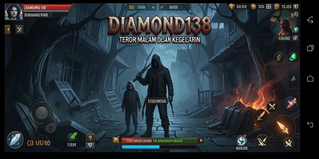 Gameplay menyeramkan DIAMOND138 dengan suasana kelam.