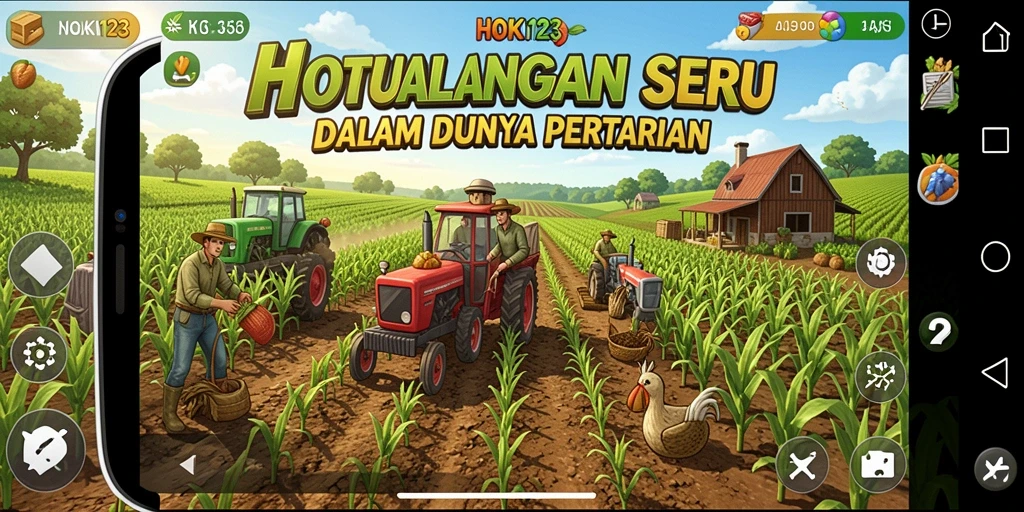 Tangkapan layar HOKI123 menampilkan petualangan bertani yang memukau.