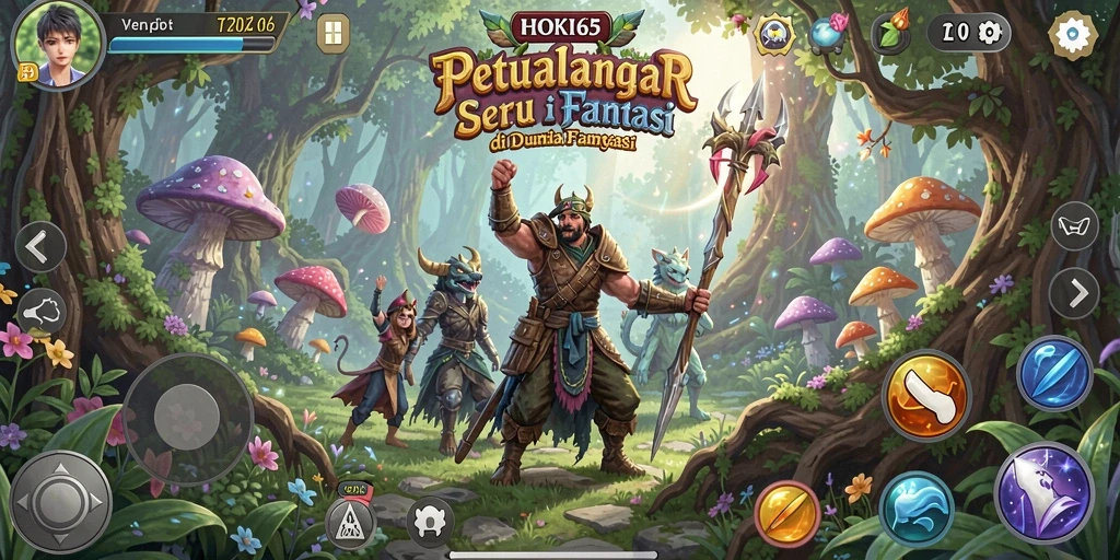 Tampilan gameplay HOKI65 yang epik dan mendebarkan.