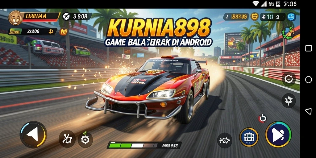 Gameplay KURNIA898 yang seru dan menegangkan di trek balap.