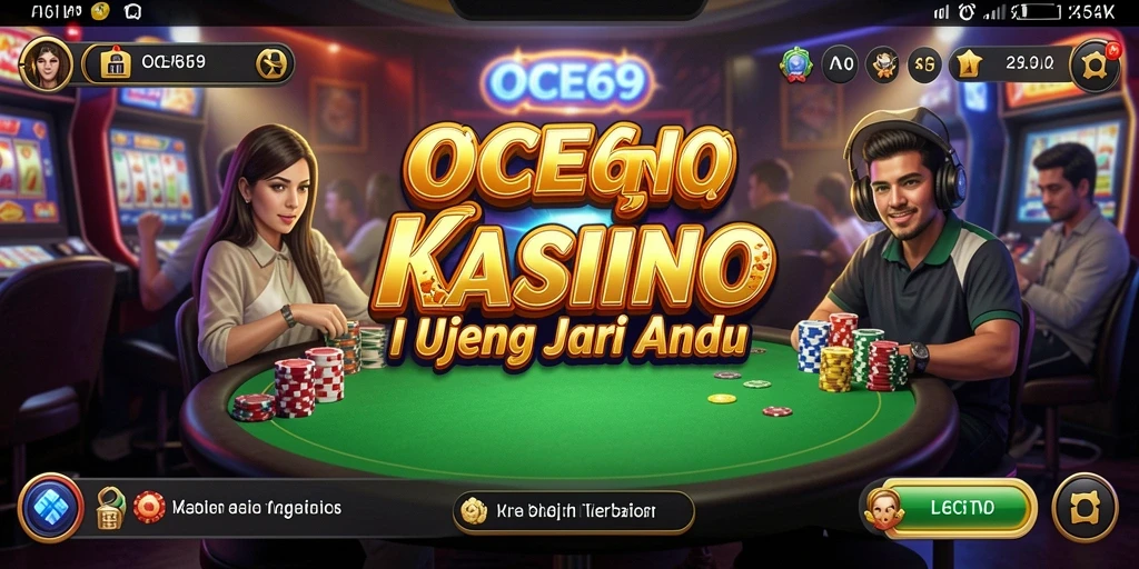 Tampilan seru gameplay OCE69 menampilkan berbagai pilihan permainan kasino.