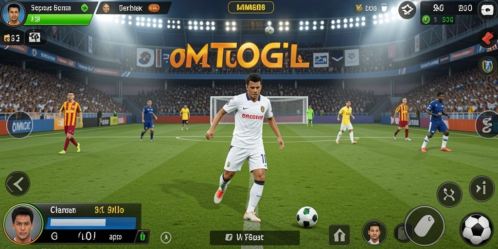 Tampilan gameplay yang mendebarkan dalam OMTOGEL saat bertanding.