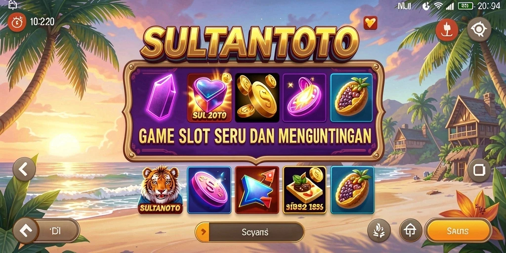 Tampilan gameplay slot SULTANTOTO yang menarik dan mengesankan.