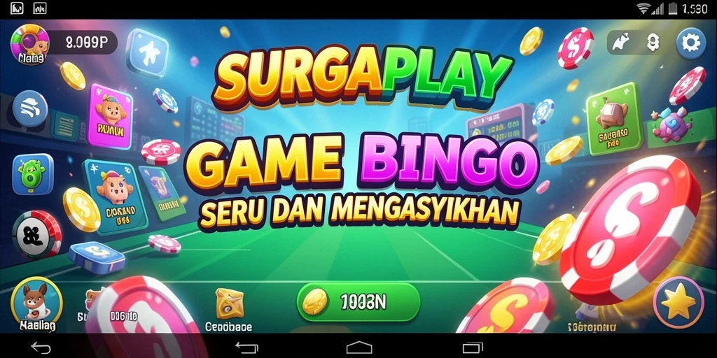 Tampilan gameplay <strong>SURGAPLAY</strong> yang menegangkan dan penuh warna.