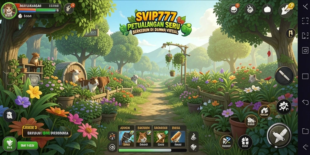 Screenshot SVIP777 menampilkan pengalaman berkebun yang menarik dan grafis yang menawan.