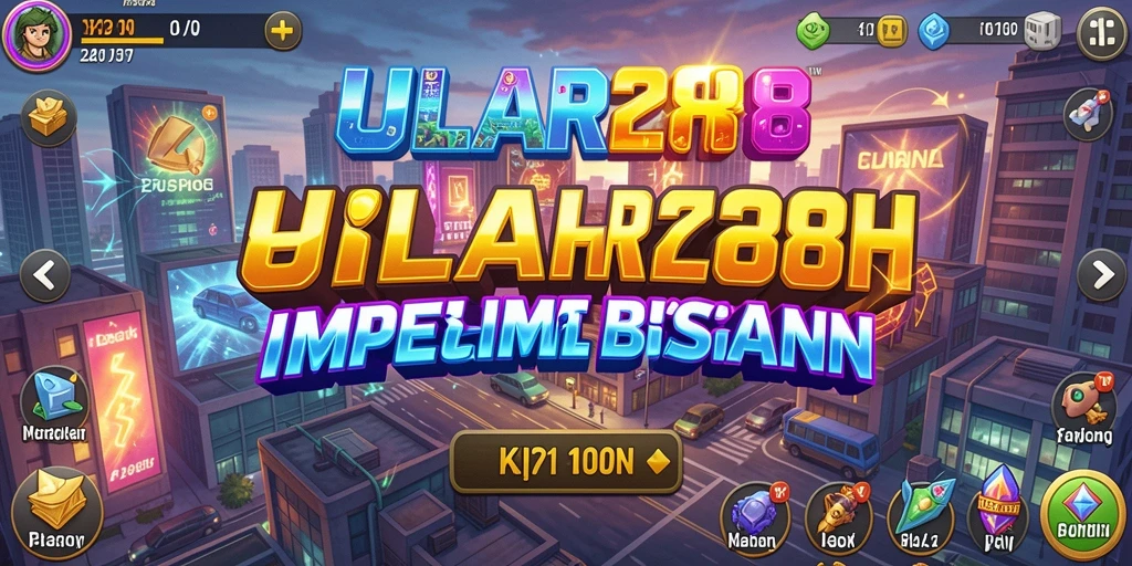 Tangkapan layar gameplay yang menampilkan strategi bisnis di ULAR288.