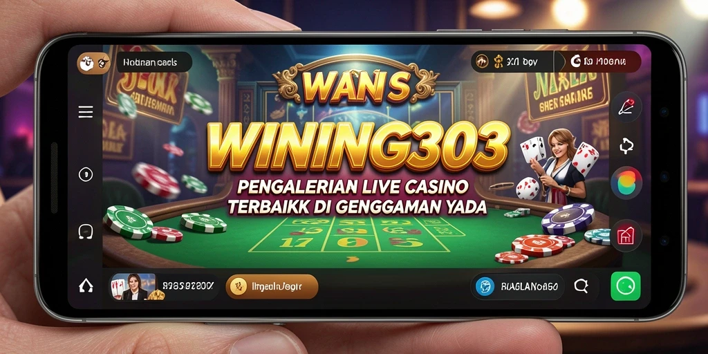 Tampilan menarik dari gameplay Live Casino yang mendebarkan.